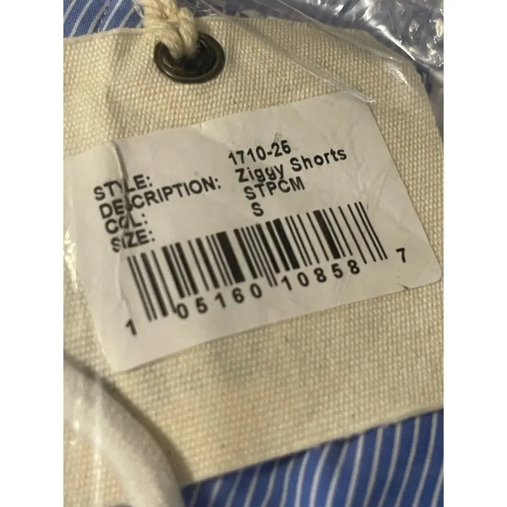 Ser.O.Ya Mens Size Small NEW Ziggy Swim Trunk Shorts in Blue Stripe Combo NWT